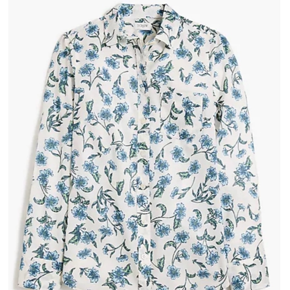 J.Crew Floral Button-Up Shirt
